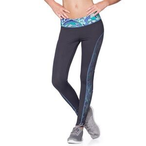 Maaji Windsor Walk Cerulean Hills Mid-Rise Leggings